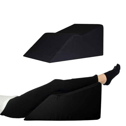 Almohada Elevación de Piernas DR JOOHN Negro para Disminuir Varices y Favorecer el Retorno Venoso