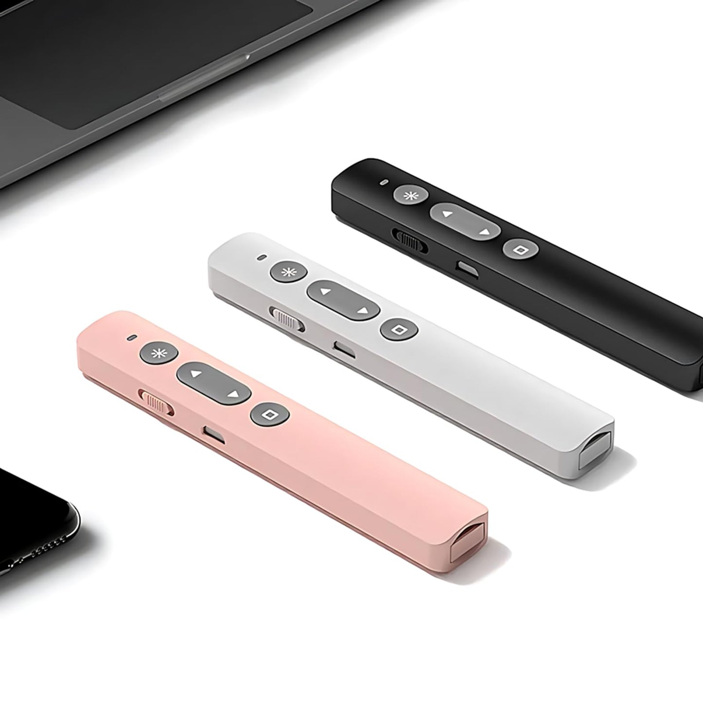 Presentador Inalámbrico USB Negro Compatible con Windows y Mac