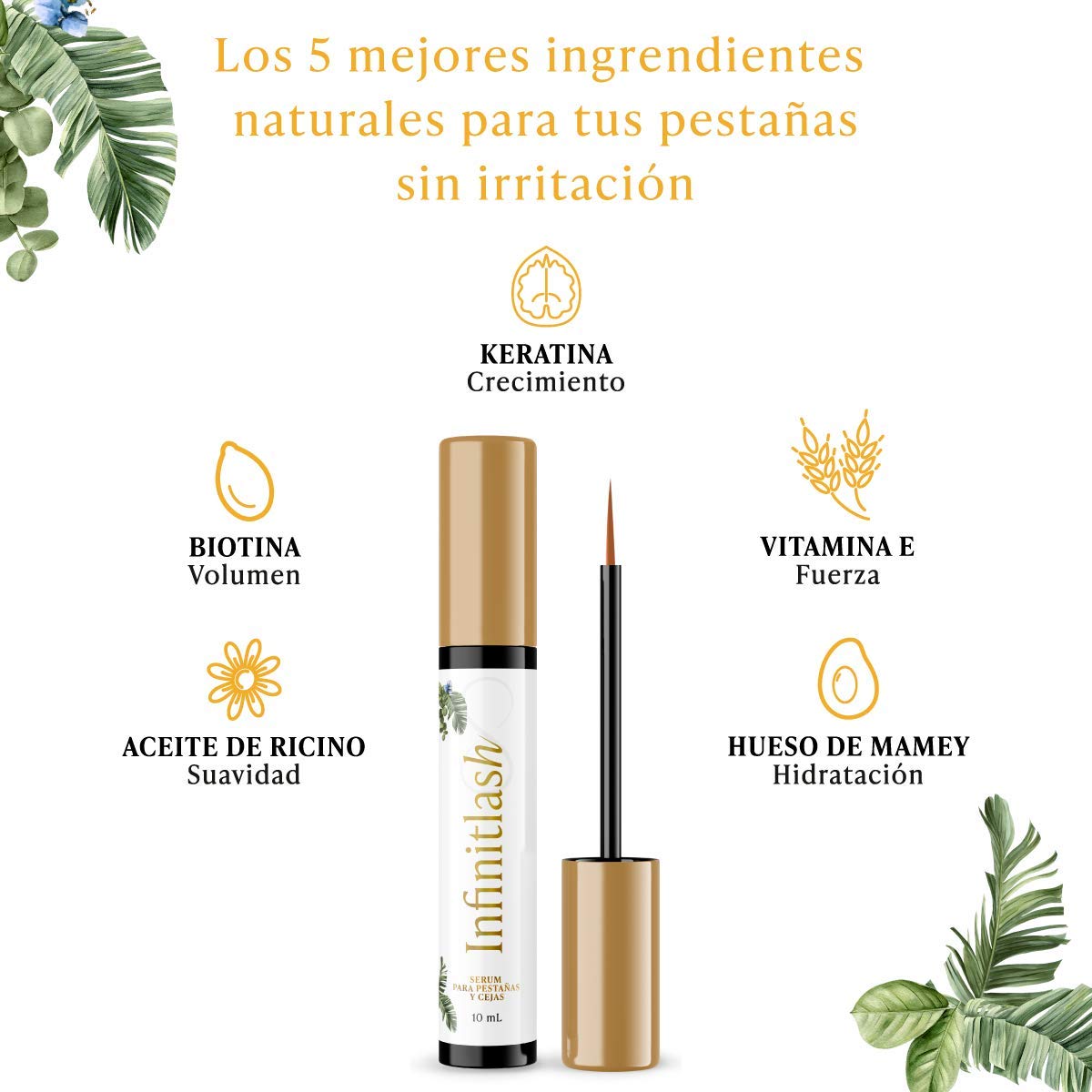 INFINITLASH Suero Para Pestañas Con Biotina | Crecimiento Y Fortalecimiento