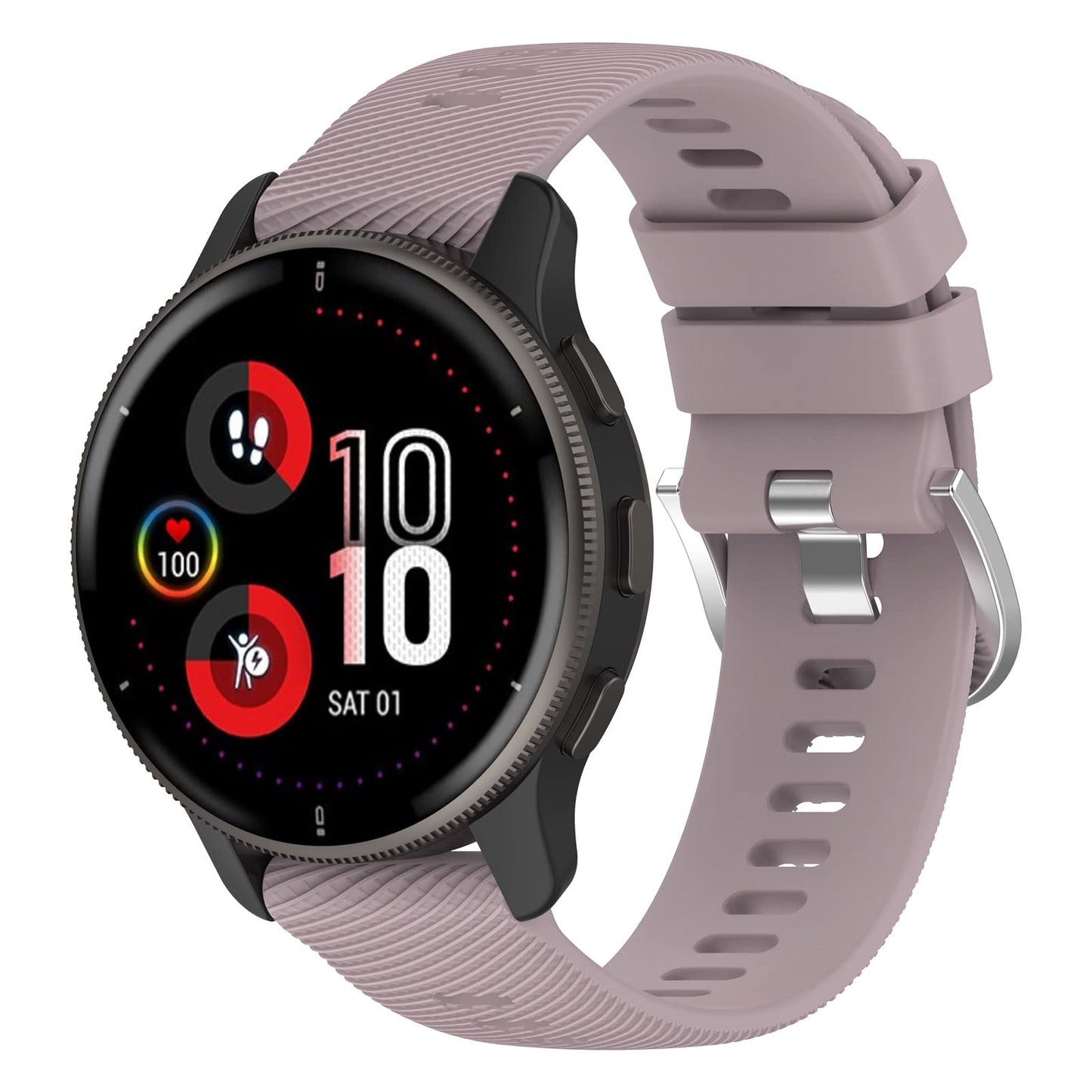 Correas De Reloj Waekethy Rosa Morado Gris Compatible con Garmin Vivoactive y Venu