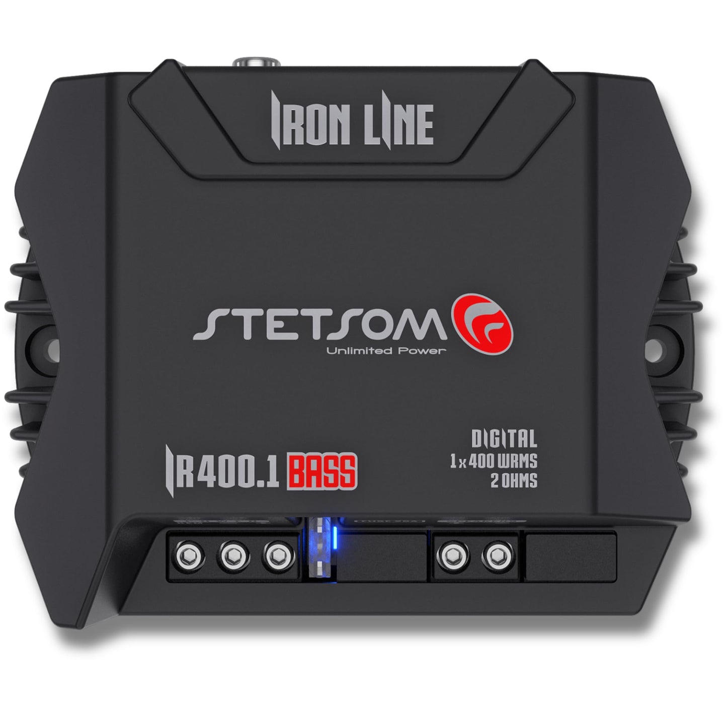 Subamplificador Stetsom IR 400.1 BASS 2 ohmios Compacto con Crossover y Rango Completo para Coche