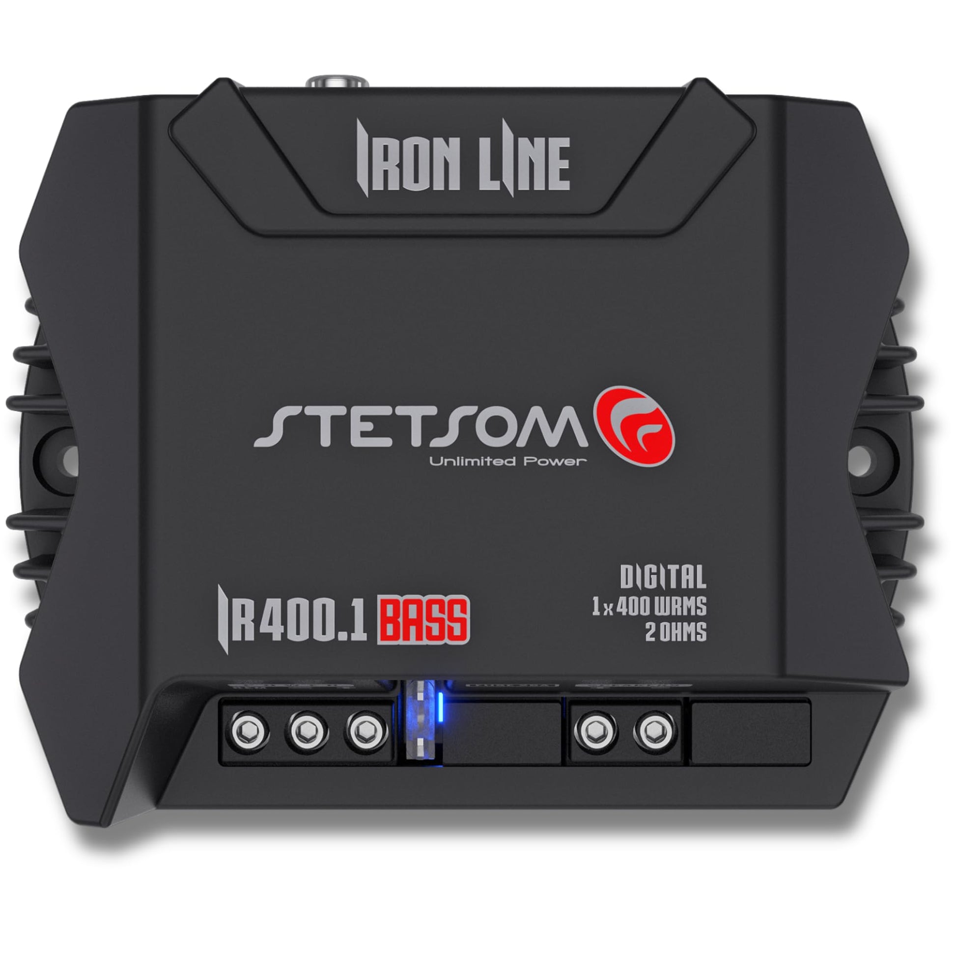 Subamplificador Stetsom IR 400.1 BASS 2 ohmios Compacto con Crossover y Rango Completo para Coche