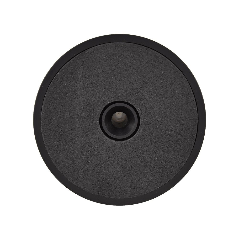 Fosa Abrazadera del Estabilizador del Disco de La Placa Giratoria de 60Hz con Nivel de Burbuja para El Reproductor de Discos de Vinilo LP, Estabilizador de Disco para Tocadiscos de Vinilo de Audio LP,(Negro)