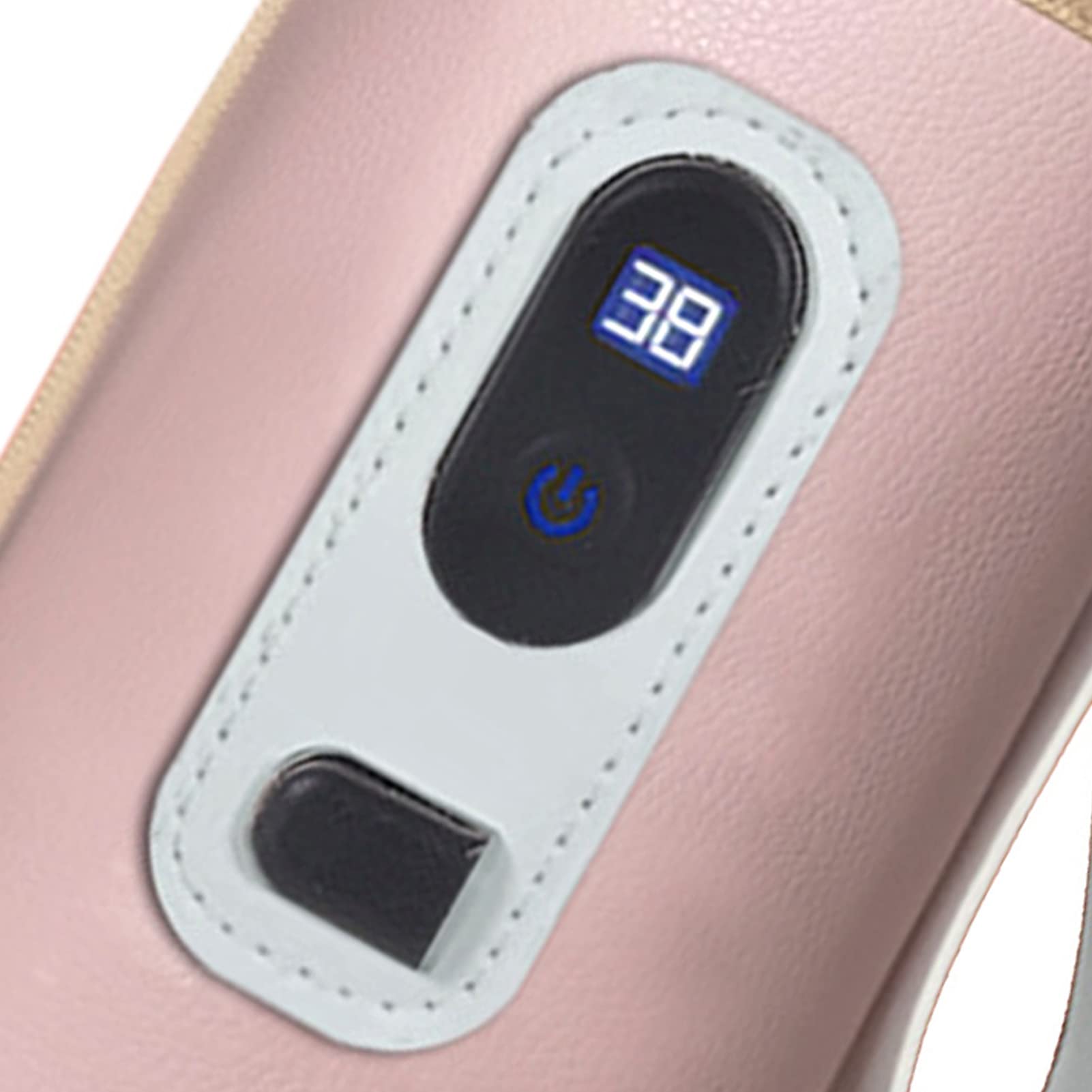 Calentador de Biberones USB con Pantalla LCD, Calentamiento Preciso, Temperatura Ajustable, Calentador de Biberones de Leche Portátil para Viajes, Coche, Avión (Rosa)