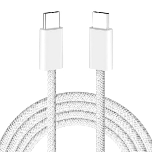 Cable USB C a USB C 2M, Cable Original para iPhone 16/15 Serie,100W Cable Tipo C a USB C Carga Rápida 20V 5A, Compatible con Macbook Pro, MacBook Air, iPad Pro,Samsung Galaxy,Google Pixel
