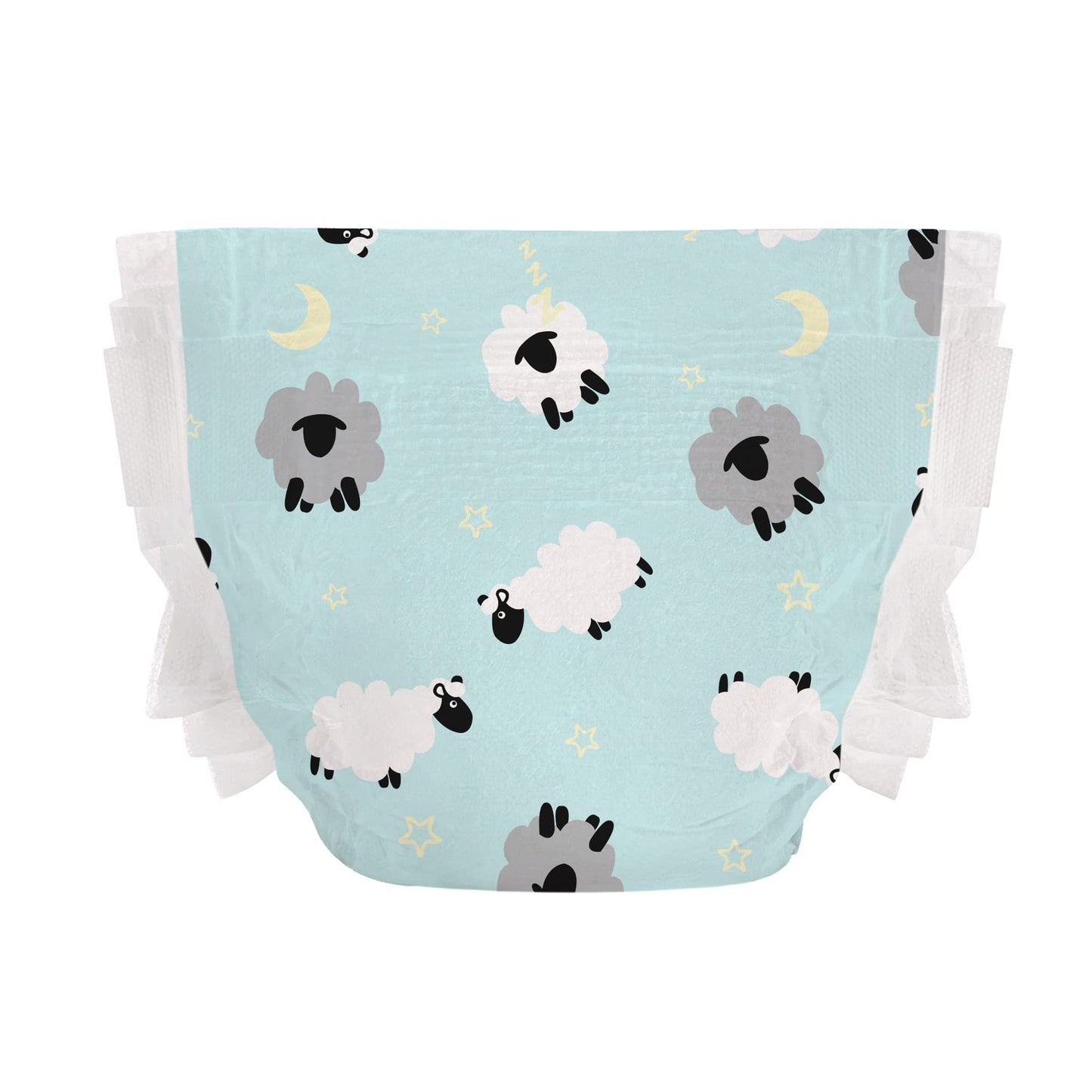 Honest Overnight Baby Diapers, Club Box, Sleepy Sheep, Size 4, 54 Count