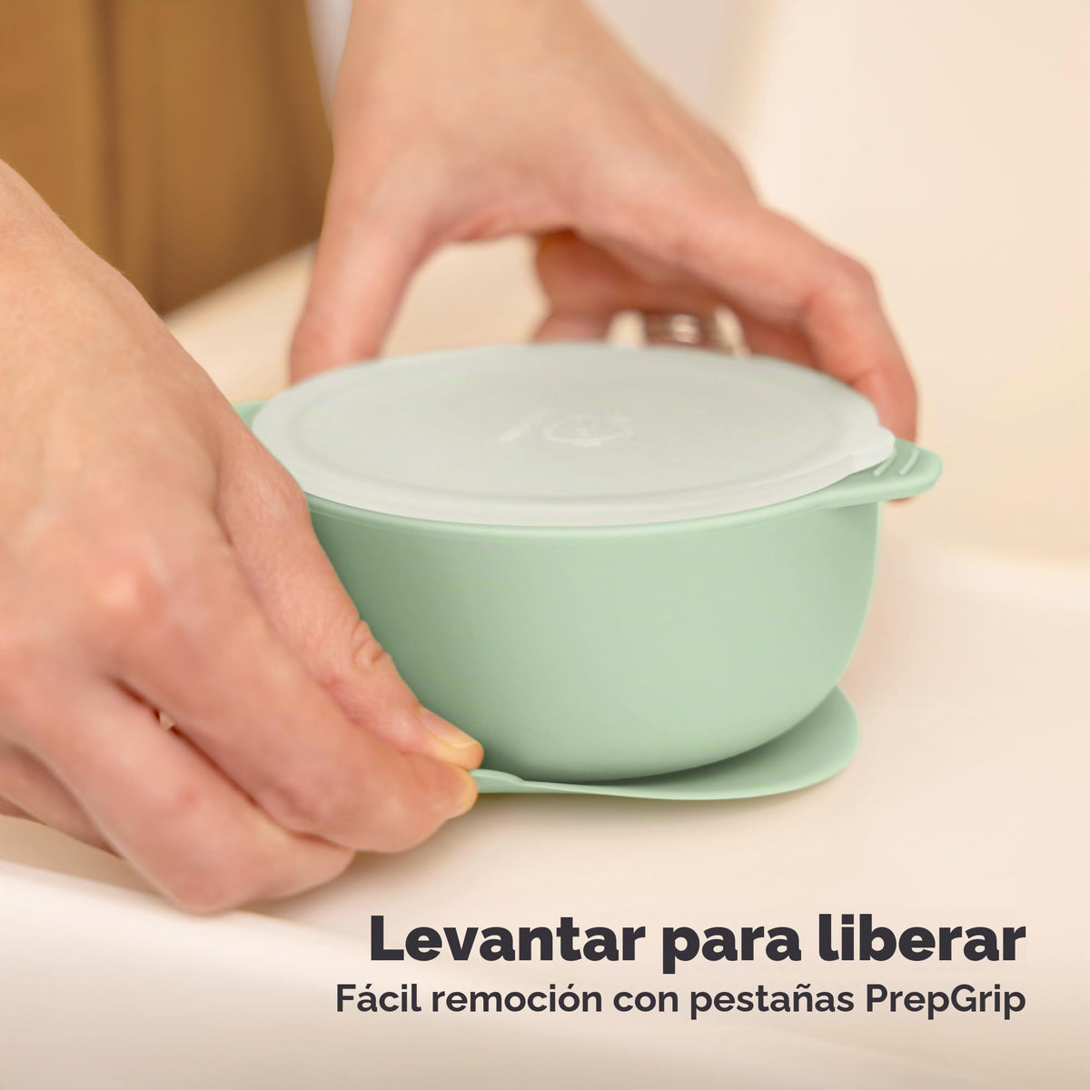 KeaBabies Juego de 2 Cuencos para Bebés con Succión, Tapas - Cuencos de Succión para Niños Pequeños de Silicona de Grado Alimenticio, Sin BPA, Apto para Lavavajillas, Esenciales para Comer para Niños