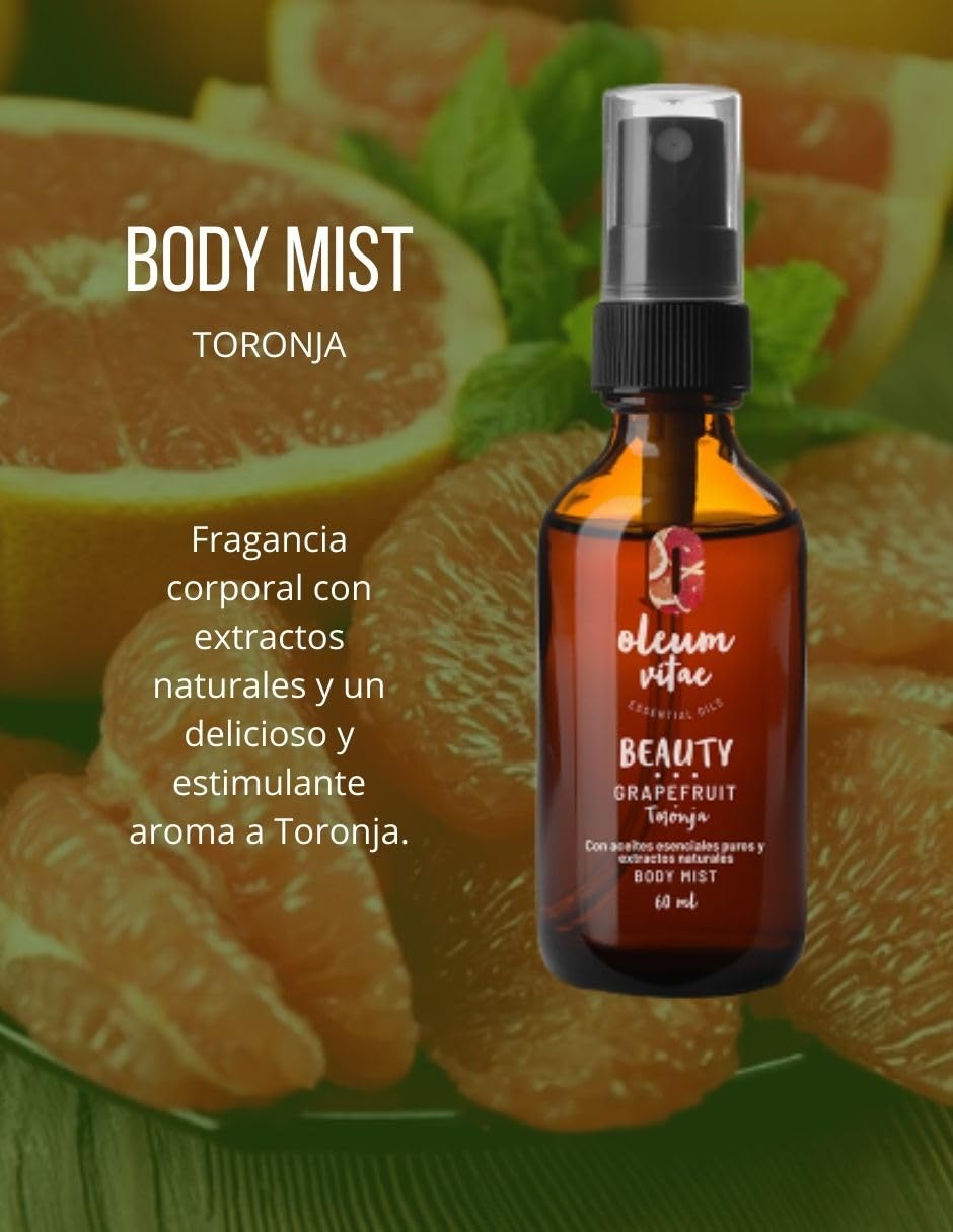 Kit Dúo Crema y Mist Oleum Vitae Toronja Con Aceite Esencial