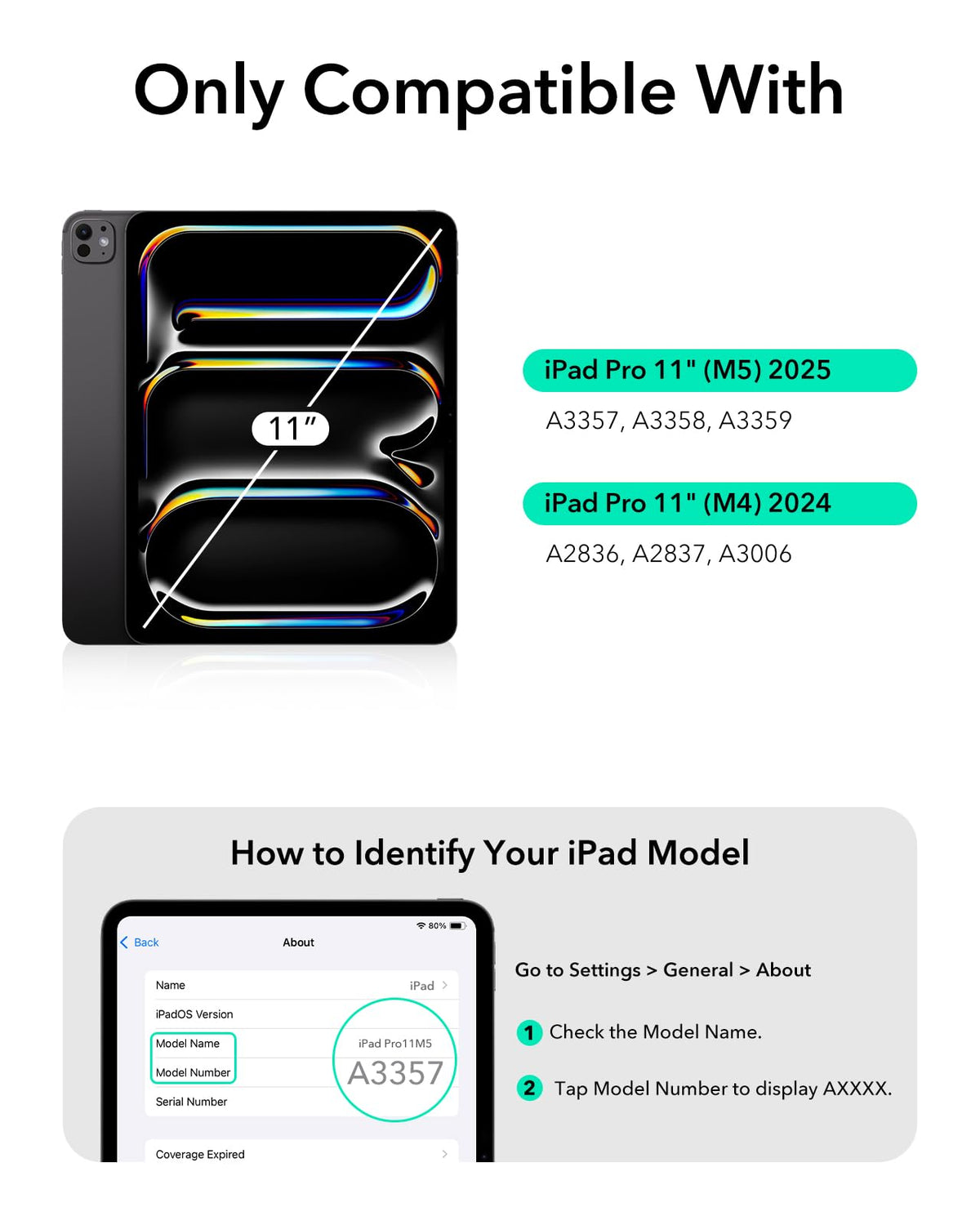 Funda con Teclado ESR iPad Pro 11" Soporte Multiángulo