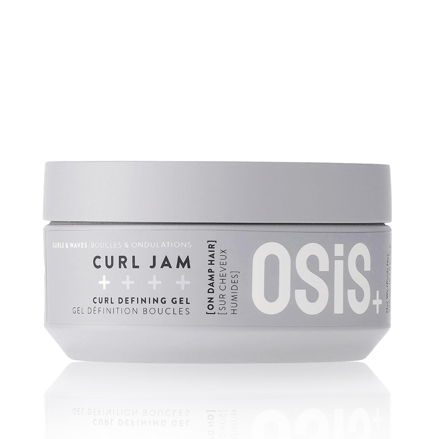 OSIS - Curl Jam Gel de Rizos 300 ml, Hidrata y Define el Cabello, Aporta Suavidad, Realza Rizos Naturales, Fijación Ligera, Reactiva Elasticidad, Brillo Realzado y Gran Definición
