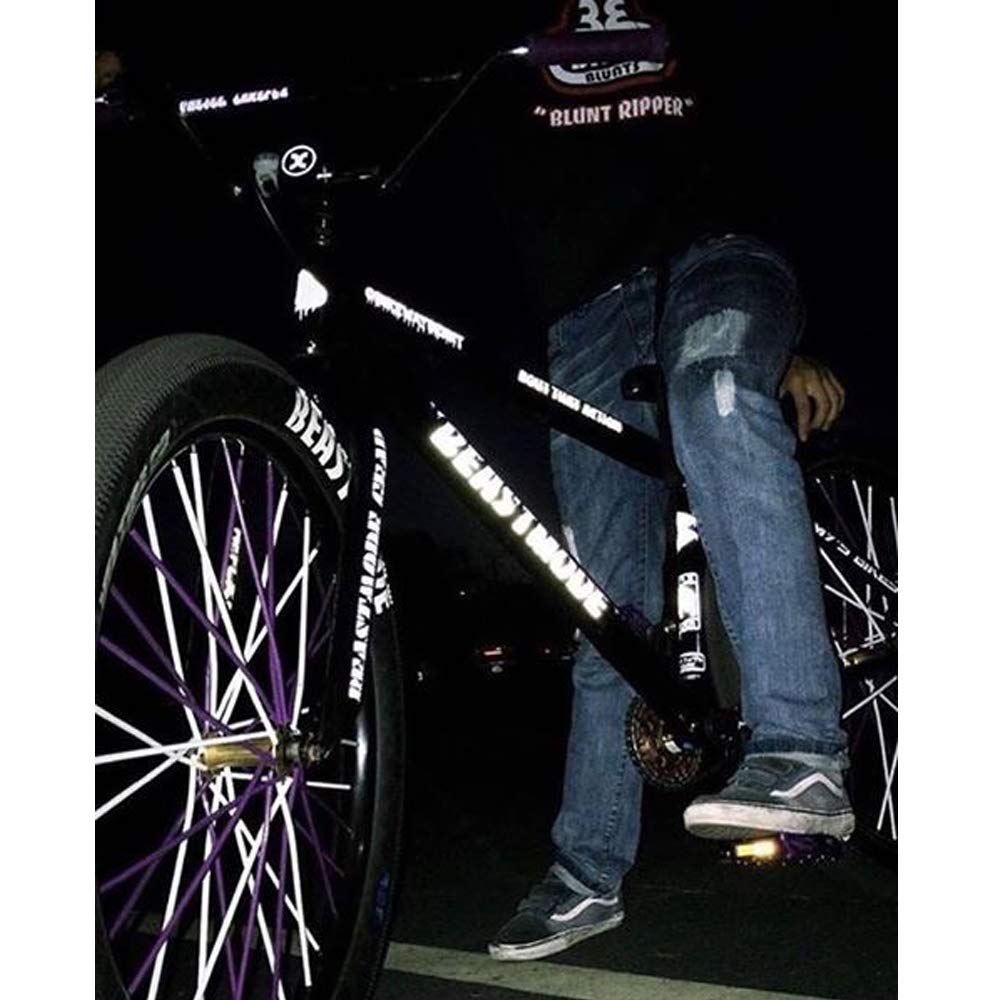 BEEGETTE Bicycle Spoke Skins Wraps BMX MTB Kids Road Mountain Bike Colorful Wheel Decoration-72
