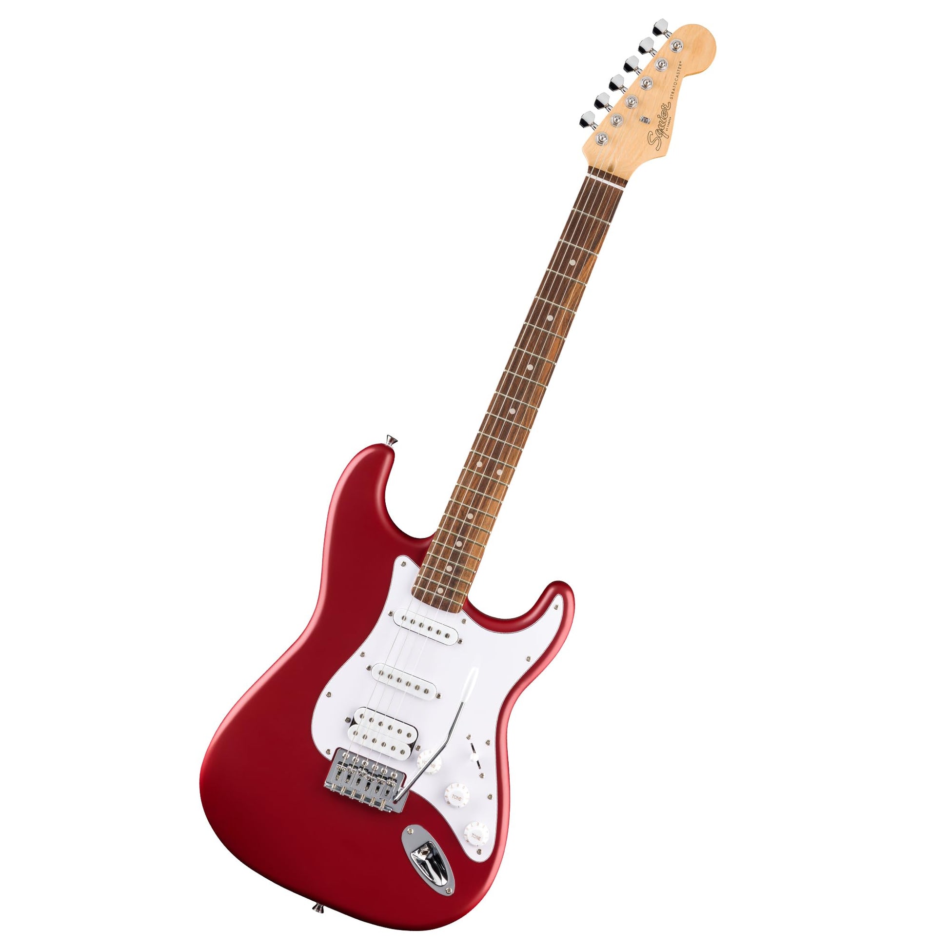 Debut Collection™ Stratocaster® HSS, Laurel Fingerboard, White Pickguard, Dakota Red