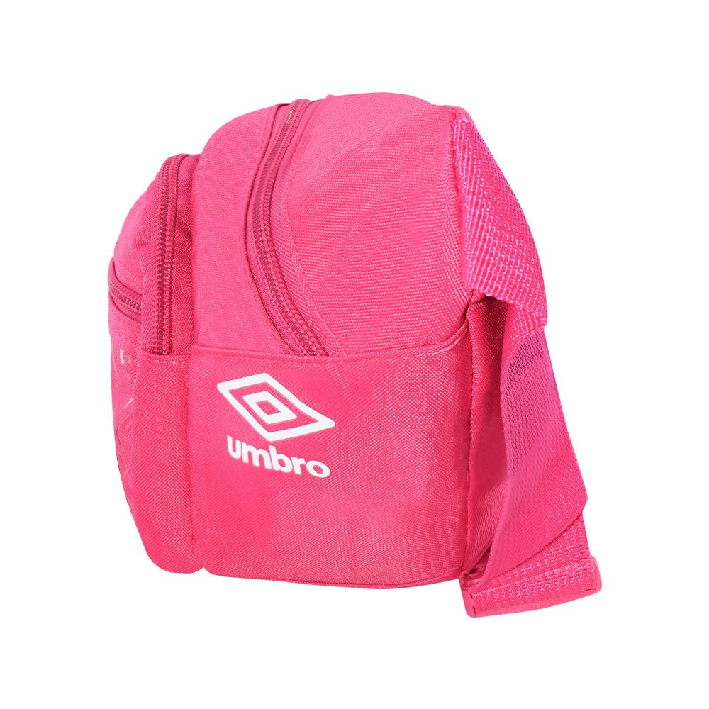 Cangurera Deportiva Umbro Rosa con Compartimientos Amplios para Hombres y Mujeres