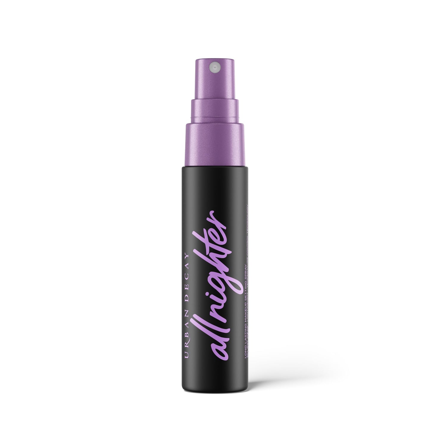 Urban Decay All Nighter Setting Spray fijador de maquillaje hasta por 16hrs acabado natural, tamaño de viaje, 30ml