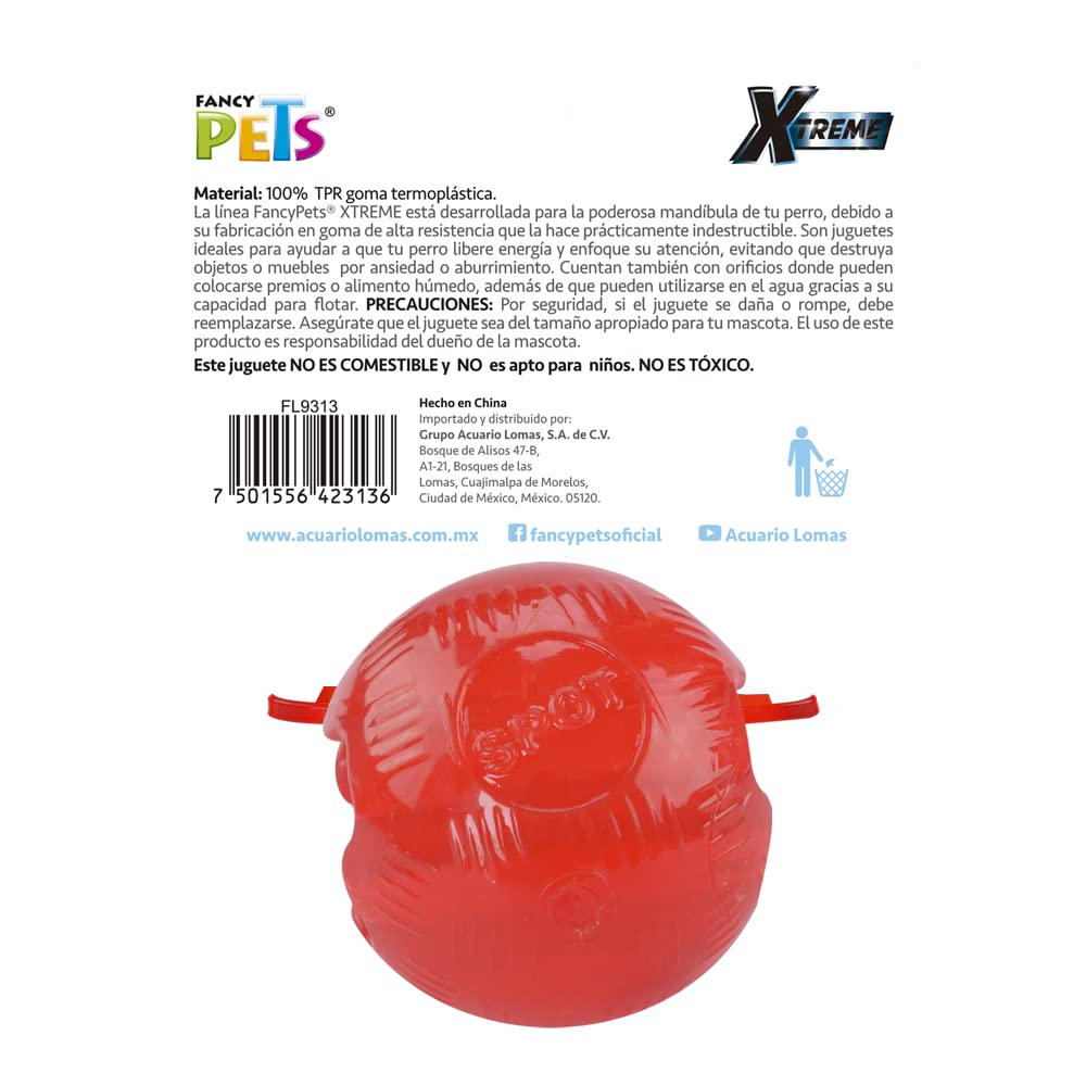 Juguete Bola Fancy Pets Xtreme Chica para Perro