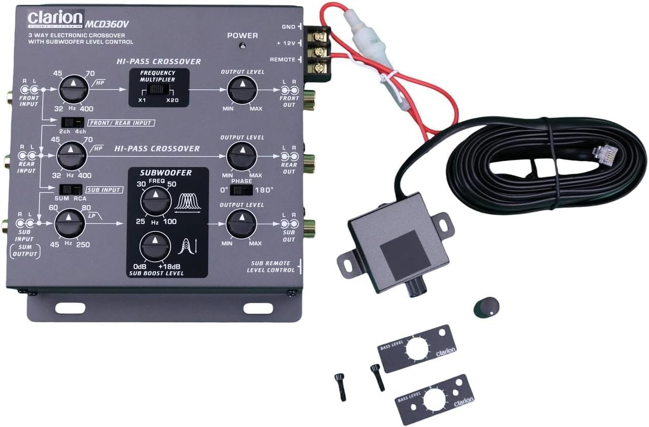 Clarion MCD360 Crossover Electrónico