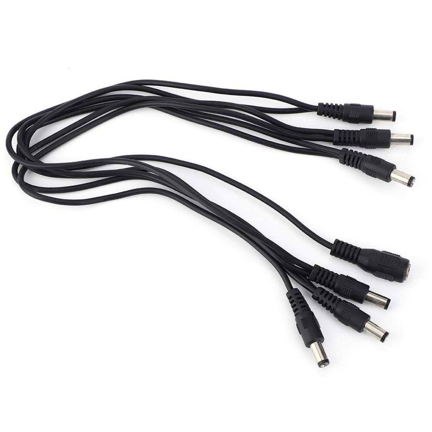 Fybida Adaptador Recto Daisy Chain OD09 1 a 6 para Adultos para Guitarra eléctrica Cables adaptadores