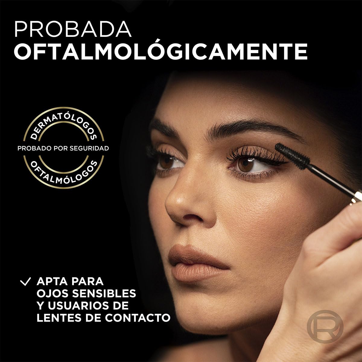 L'Oréal Paris, mascara de pestañas voluminizadora Panorama a prueba de agua, Ojos visiblemente más grandes, 9.4ml
