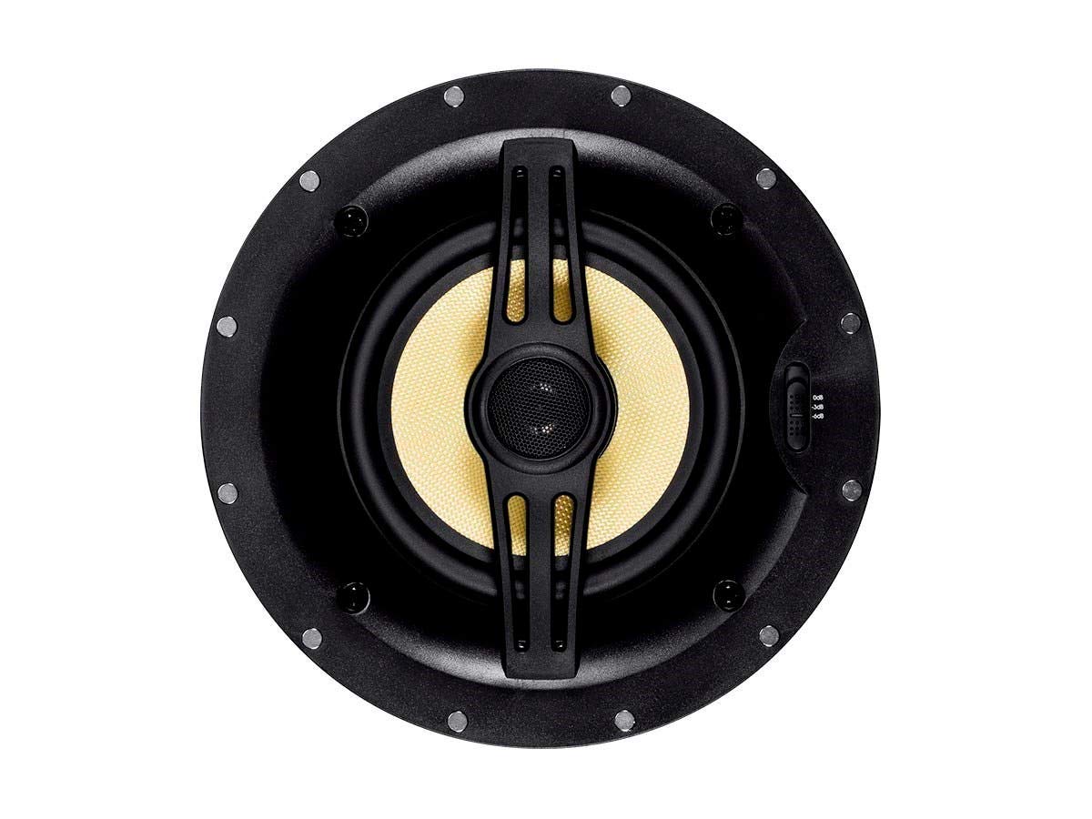Mono Caliber Fiber In-Wall Speaker - 10 Inch (Each) 300W Subwoofer, Easy Installation and Paintable Grill