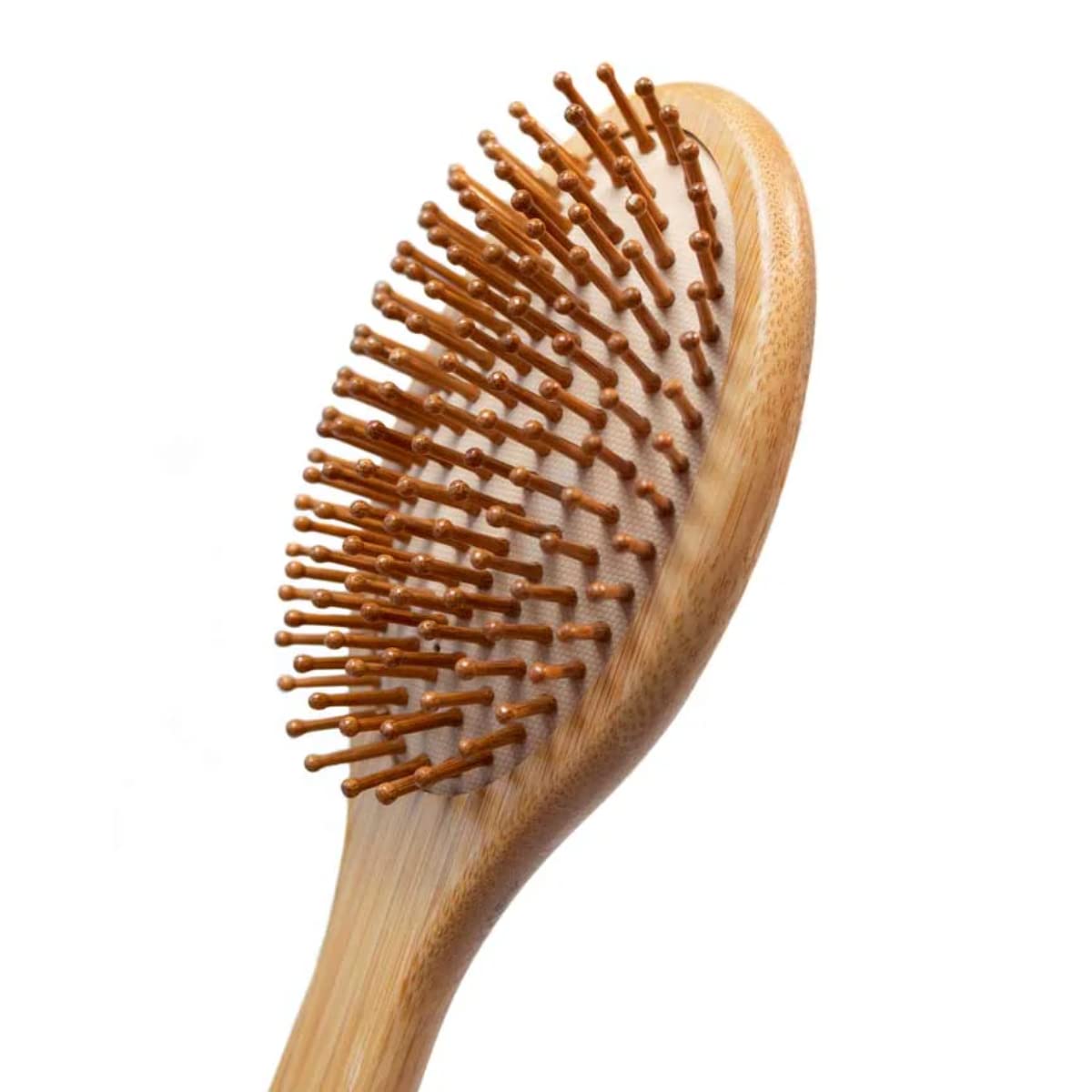 Cepillo De Bambú Cepillo Madera Natural Biodegradable Cepillo para el Cabello Hecho de Bambú - Cepillo de Madera para todo tipo de Cabello y Pelo - Cerdas Naturales - Cepillo Desenredante - Para Masaje