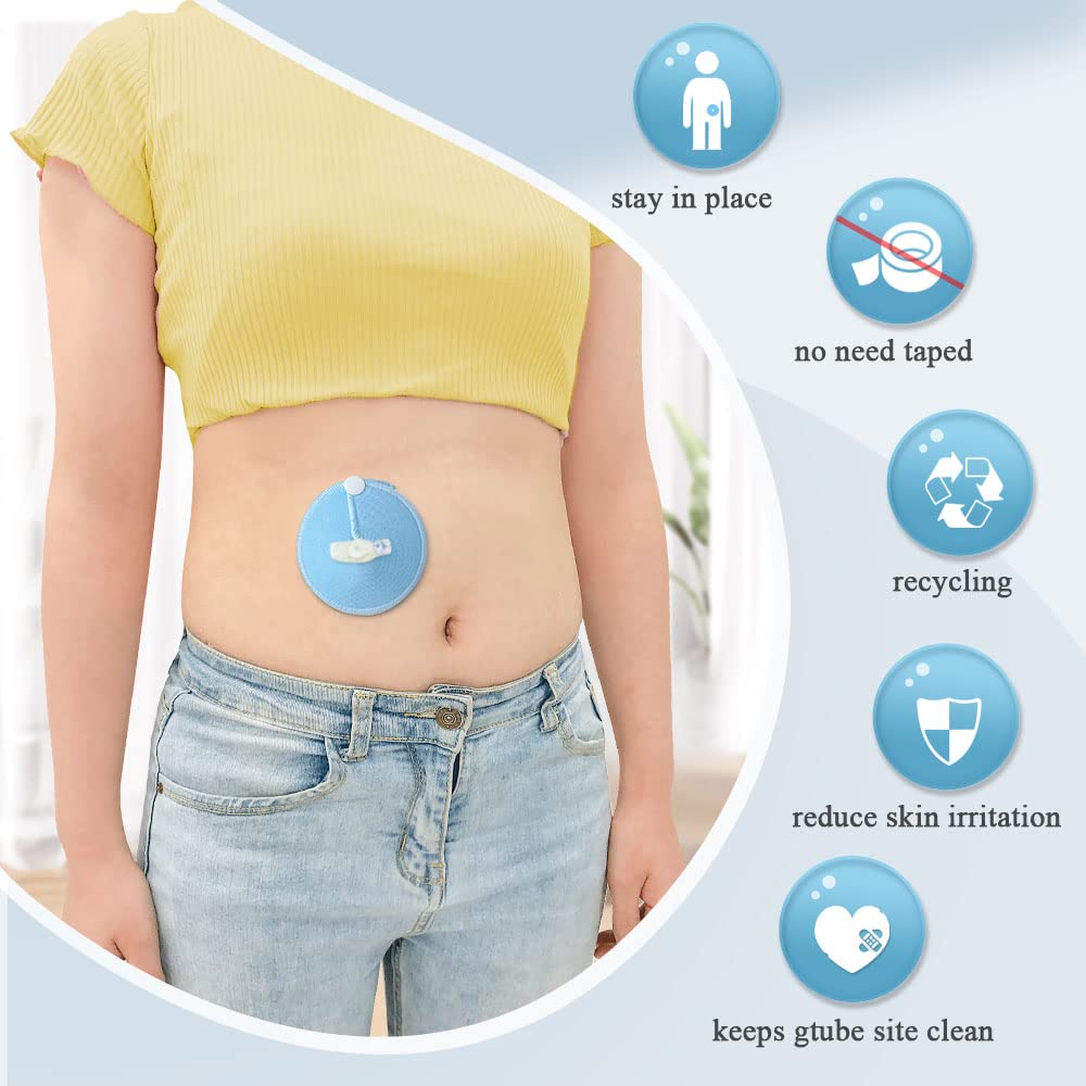 Almohadillas para tubo de alimentación 12 piezas (azul)