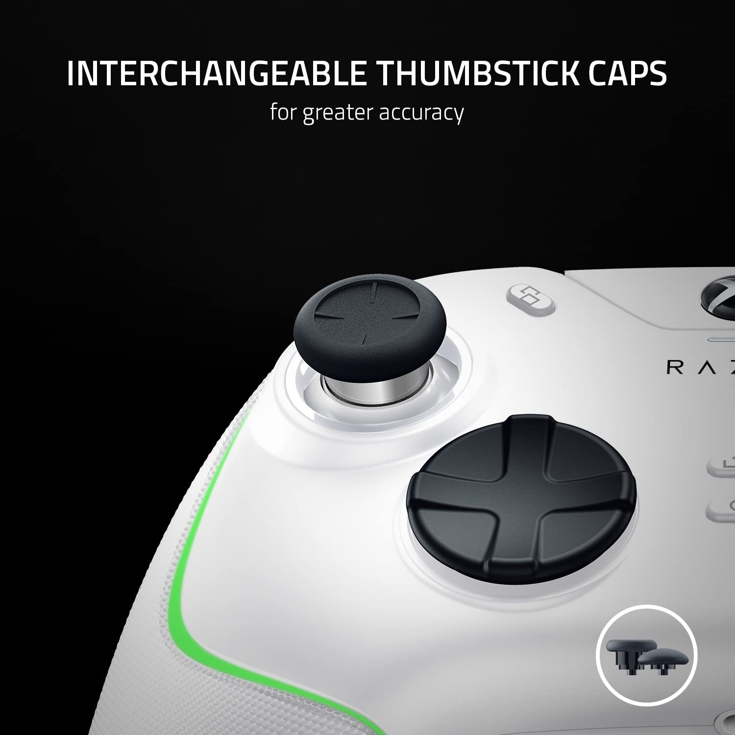 Controlador Gaming Profesional Razer Wolverine V2 Chroma Blanco con Iluminación RGB y Botones Remapeables para Xbox Series X|S, Xbox One, PC