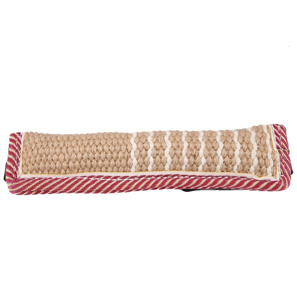 Juguetes Interactivos A Sixx Beige con 2 Manijas y Almohada para Mordeduras de Perro para Perros Grandes y Medianos