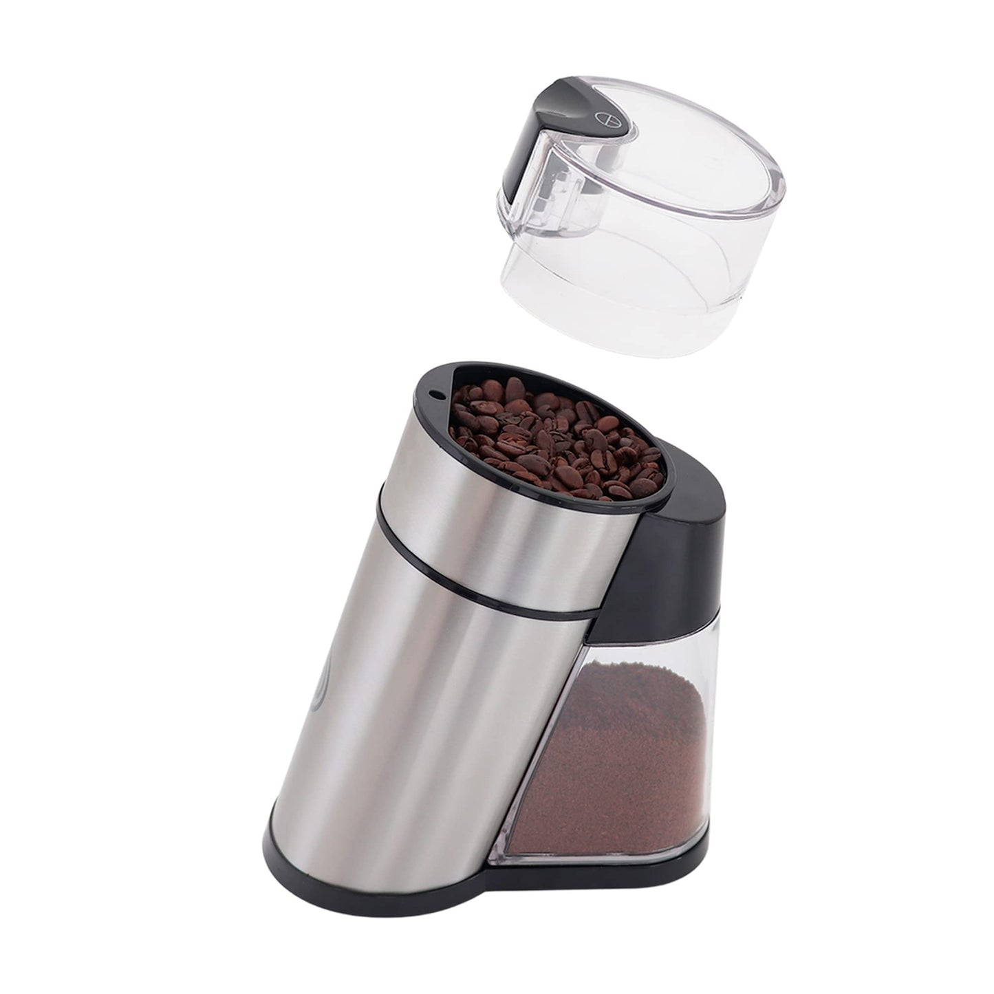 Molino de Café y Especias MasterChef Hukën Acero Inoxidable Motor 150W Ideal para Molido Perfecto