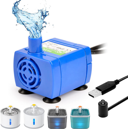 Bomba De Fuente De Agua Para Mascotas, Bomba De Fuente De Agua Para Gatos DR-DC160 Actualizada, Repuesto Para Fuente De Agua Automática Para Mascotas, Dispensador De Fuente De Agua Para Gatos