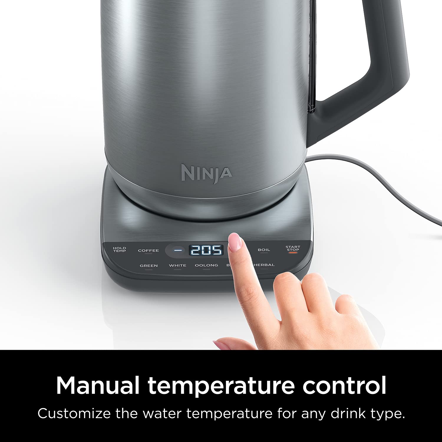 Hervidor de Agua Eléctrico Ninja Acero Inoxidable 7 Tazas