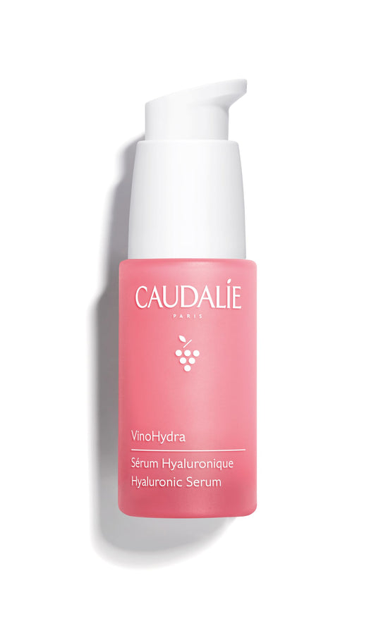 Caudalie VinoHydra Suero de Ácido Hialurónico para el Rostro, Suero Hidratante Restaura la Barrera Hidratante y Calma la Piel, Dermatológicamente Testado y Vegano, 30 mL.