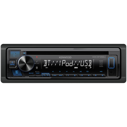 Estéreo de Coche Kenwood Iluminación Azul Con Bluetooth y USB