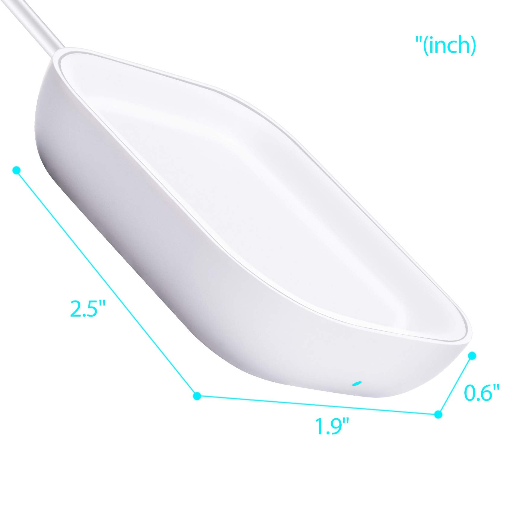 Cargador para Airpods Pro, cargador inalámbrico para AirPods 4 (cancelación activa de ruido)/3rd/AirPods Pro 2nd/Airpods Pro/Airpods, estación de carga para Airpods y Airpods Pro, blanco-2