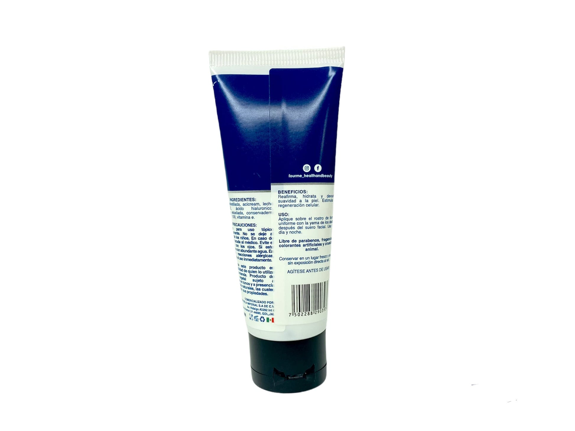 Crema Hidratante Fourme ácido hialurónico Vitamina E nutre y suaviza 3x1 - Fourme