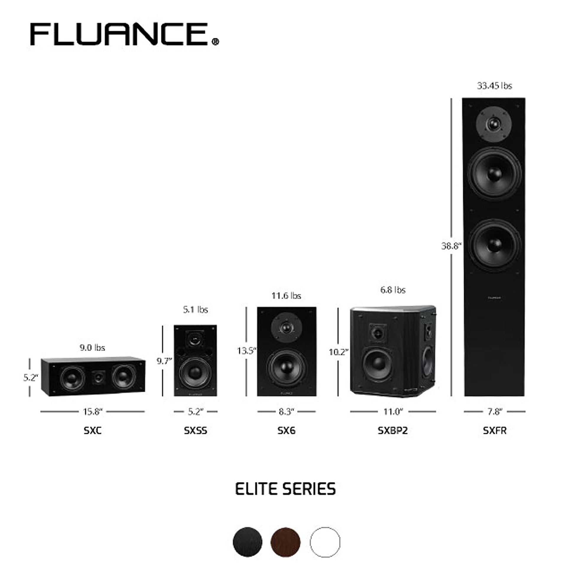 Altavoces de Estantería Fluance Natural Walnut de Alta Definición