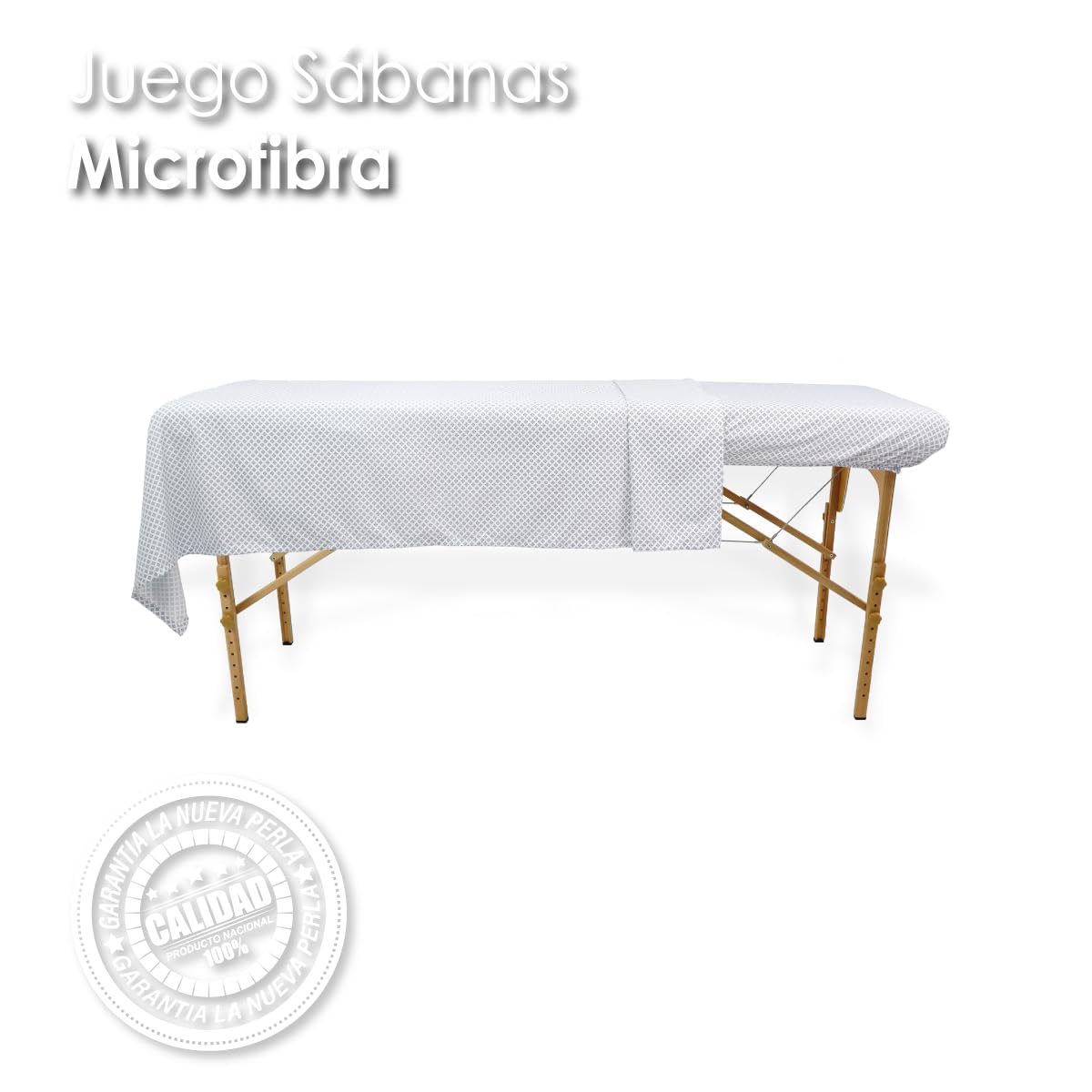 La Nueva Perla Juego Sabana Camilla Masaje Spa Exploracion Microfibra Color (Estrellas, 1 Juego (2 Piezas))