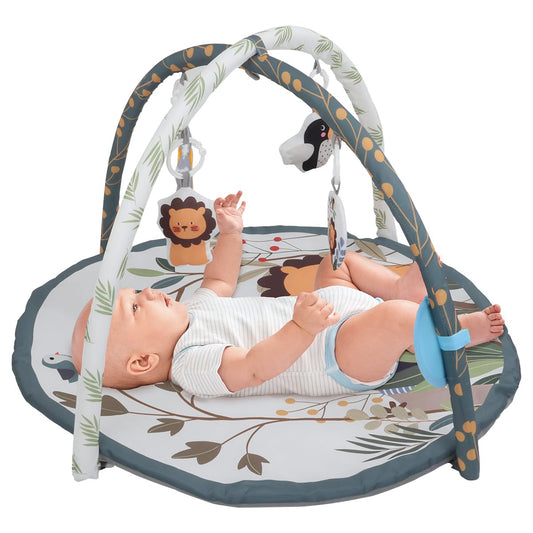 BABY GAON Gimnasio Didactico Estimulador para Bebe Juguetes Interactivos Y Musica (Gris)
