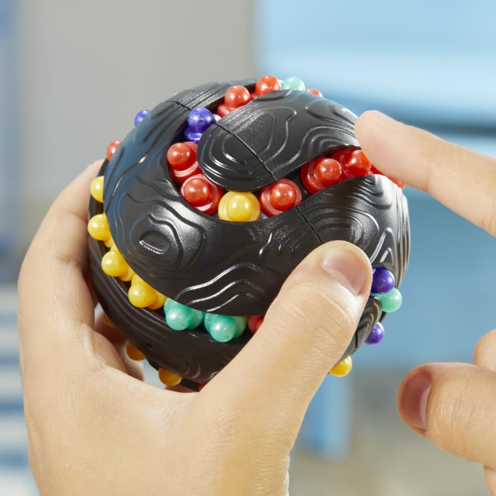 Hasbro Gaming Juego de Mesa Atomix, Esfera Rompecabezas para 1 Jugador, Juguete antiestrés, A Partir de 7 años