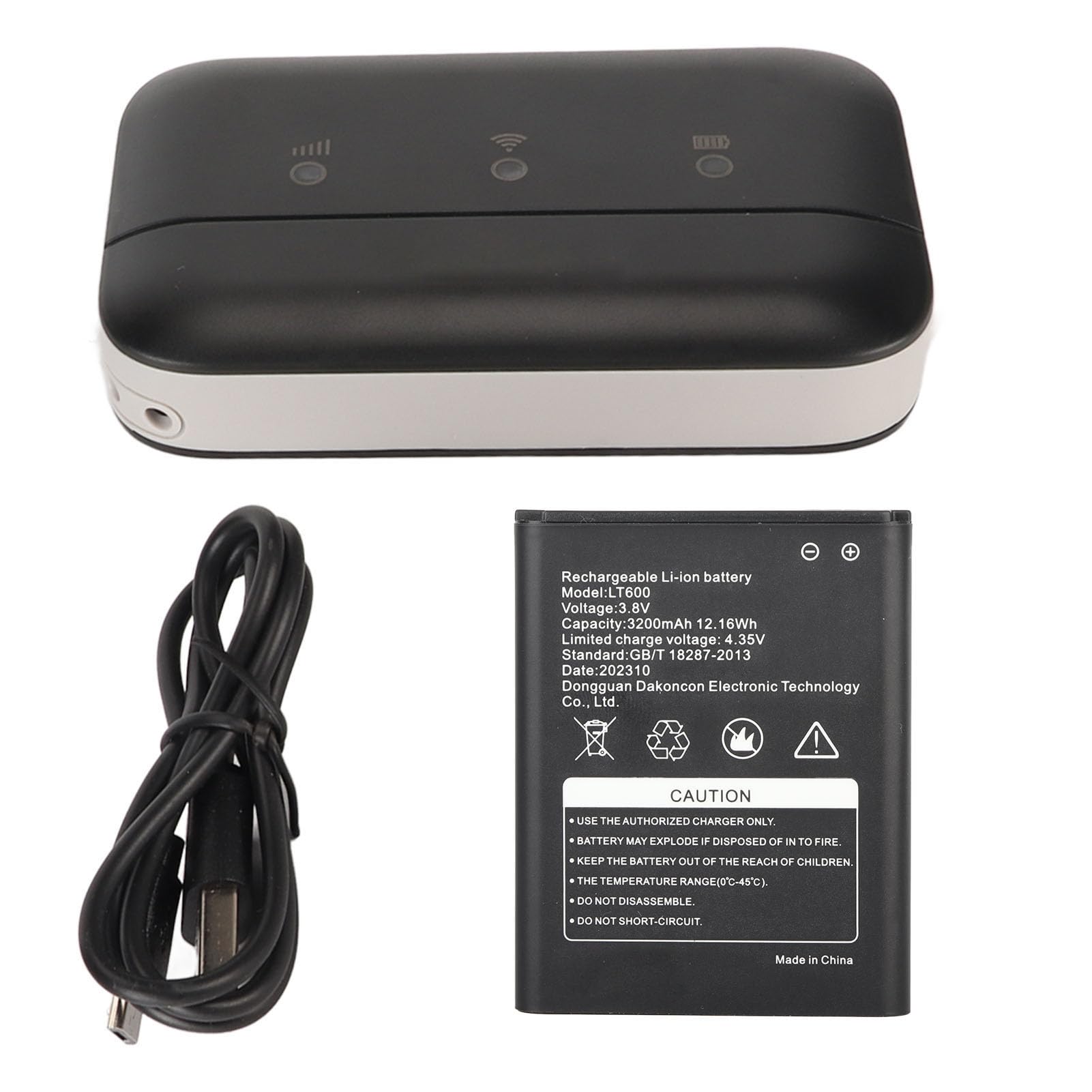 Bewinner Punto de Acceso WiFi Móvil - WiFi Portátil de 2,4 GHz con Ranura para Tarjeta SIM, Fuente de Alimentación de 3000 MAh/10 Usuarios hasta/Soporte 3G 4G para Viajes