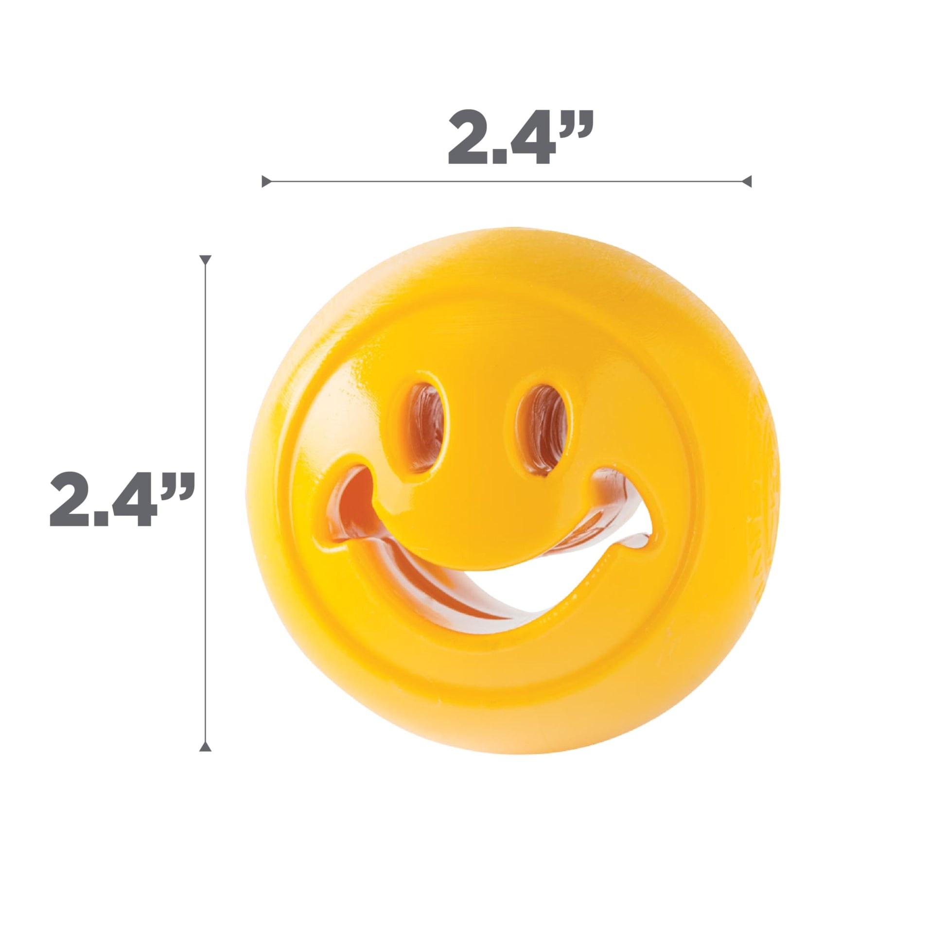 Juguete Planet Dog Orbee-Tuff Nooks Amarillo Smiley Face