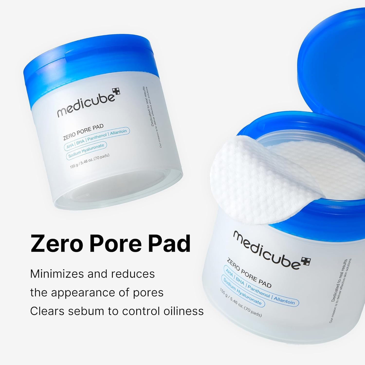 Medicube Zero Pore Pad – Pads Exfoliantes para Piel Grasa 155 g