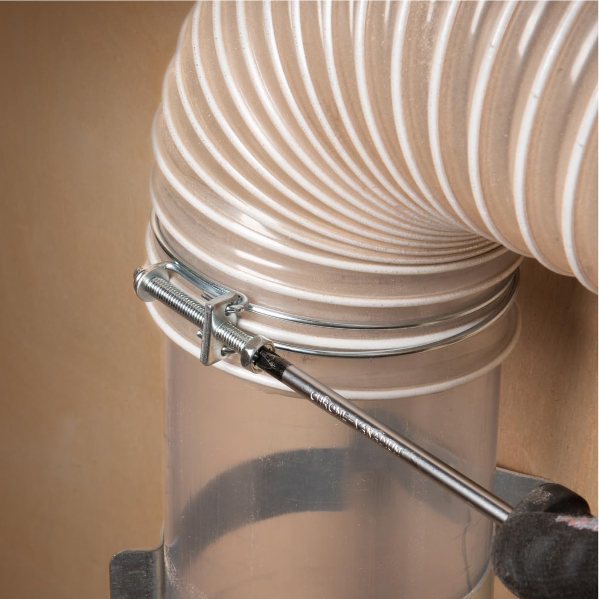 Abrazadera de Manguera Powertec de 4 Pulgadas, Paquete de 5