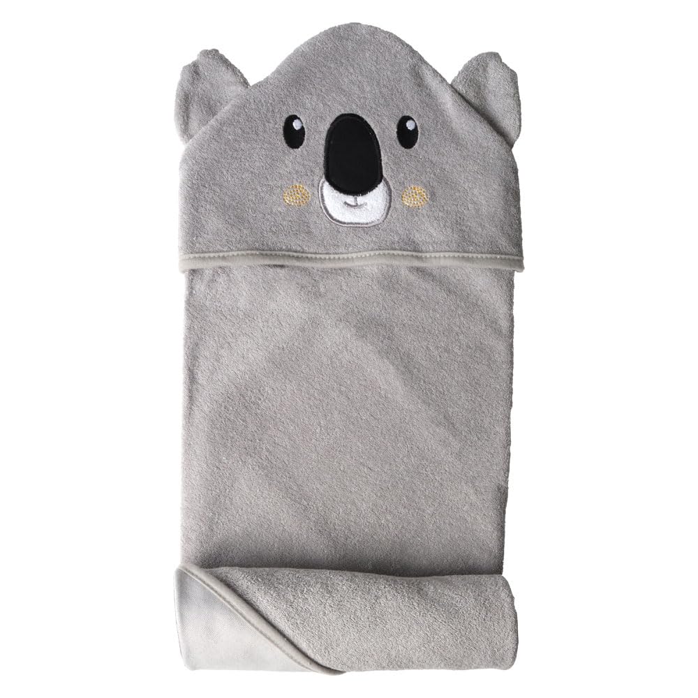 Baby Mink Salida de Baño para Bebé, Suave y Absorbente para Después del Baño (Gris)