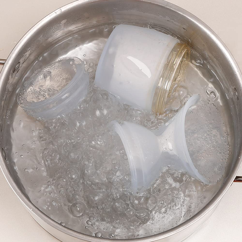 haakaa Gen.3 - Extractor de leche de silicona, 160 ml y juego de botellas, color melocotón