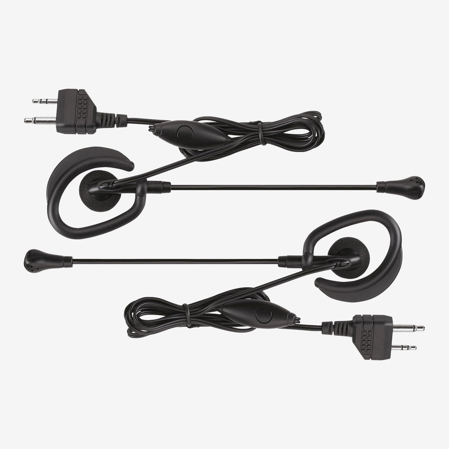 Auricular Básico Midland Negro 2 Pack para Radio de 2 Vías
