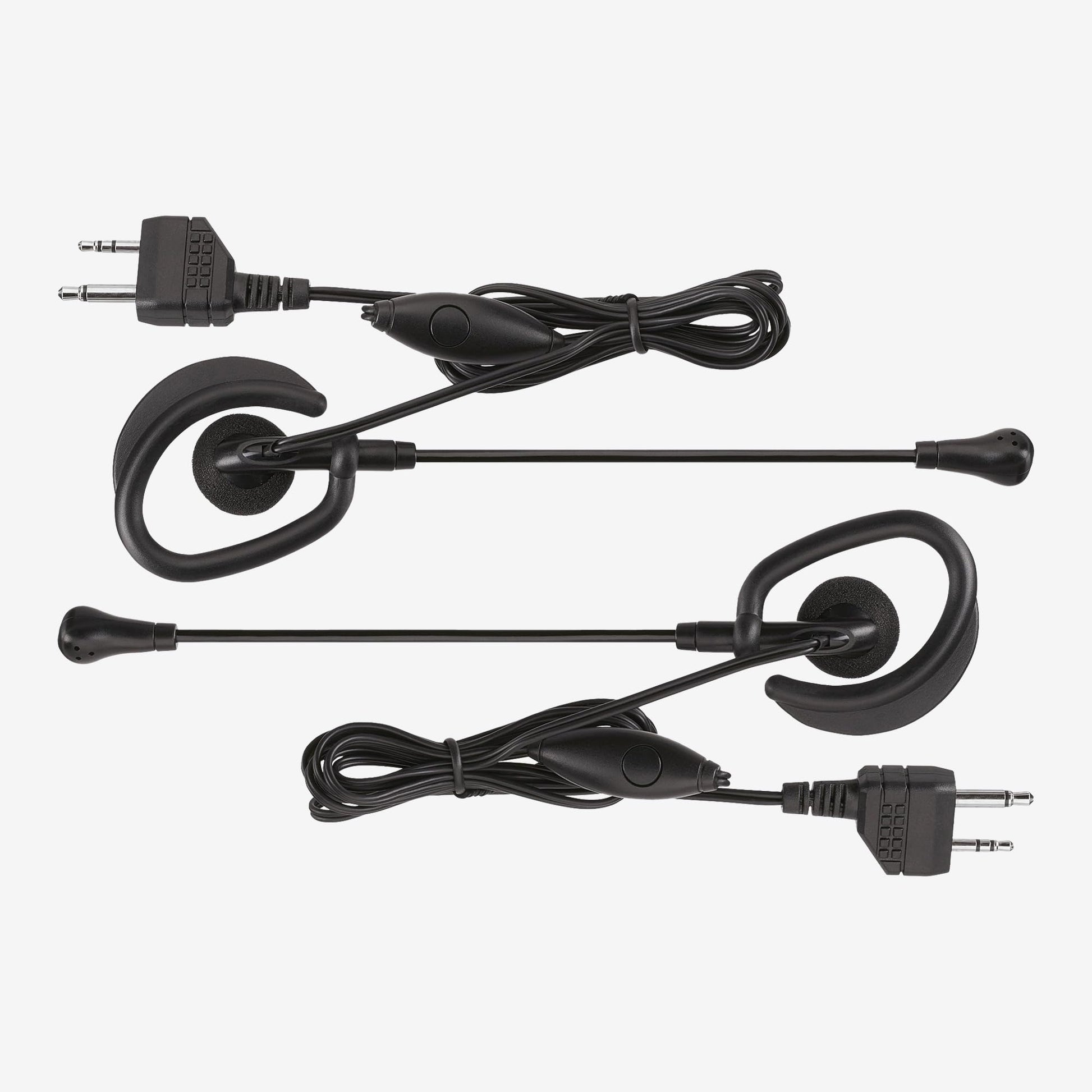 Auricular Básico Midland Negro 2 Pack para Radio de 2 Vías
