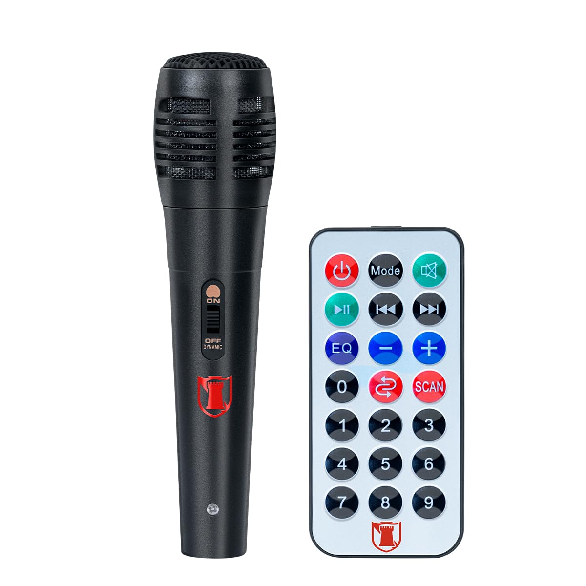 KSR Bafle Profesional con Micrófono Alambrico y Control Remoto Kaiser BB 15” Luz Flama Link Recargable Bluetooth USB Micro SD FM Rec 50W Rms Color Negro Bafle de15 Pulgadas MSA-7515SC