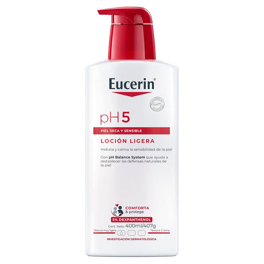 Eucerin Ph5 Loción Corporal Ligera para Piel Sensible o Seca 400ml
