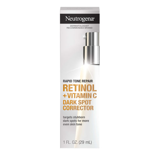 Neutrogena Rapid Tone Repair Moisturizer Dark Spot Corrector Serum, 1 Fluid Ounce