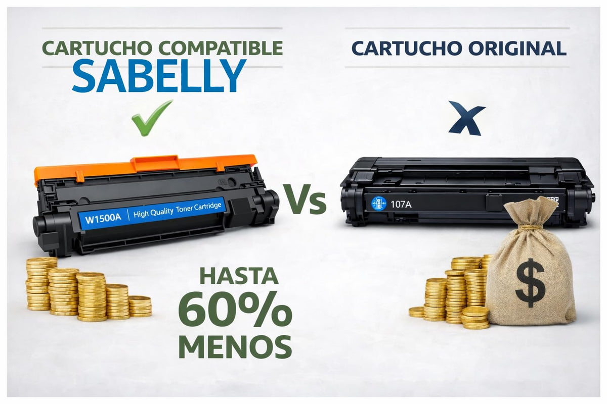 Tóner Compatible sabelly Negro Alto Rendimiento para Impresoras HP LaserJet